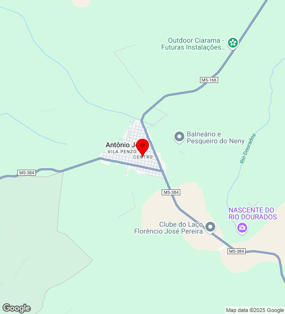 Mapa da localização