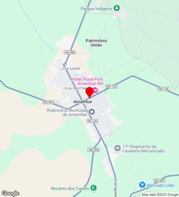 Mapa da localização