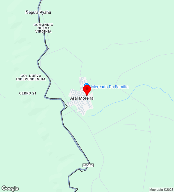 Mapa da localização