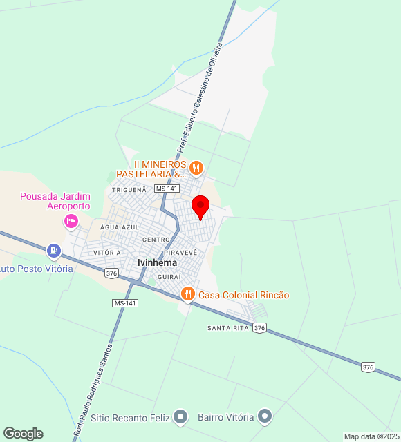 Mapa da localização