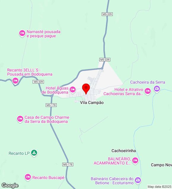 Mapa da localização