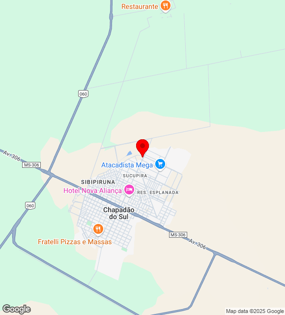 Mapa da localização