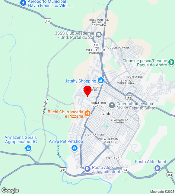 Mapa da localização
