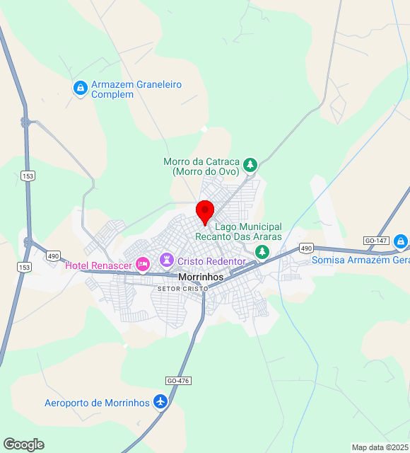 Mapa da localização