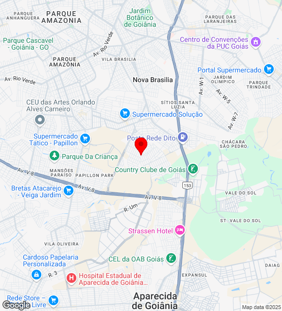 Mapa da localização