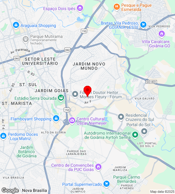Mapa da localização