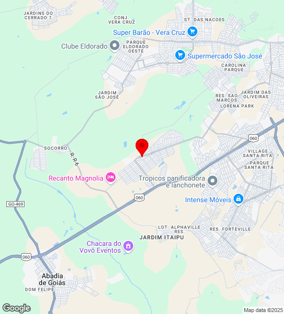 Mapa da localização