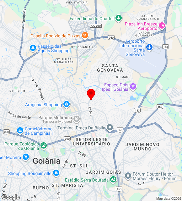 Mapa da localização