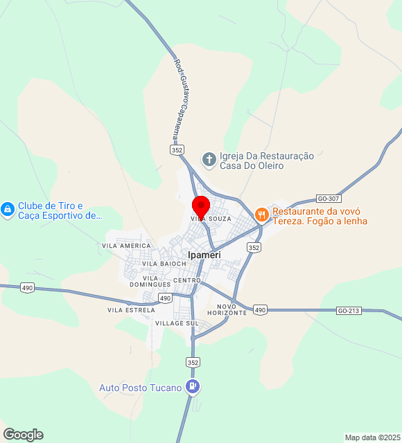 Mapa da localização