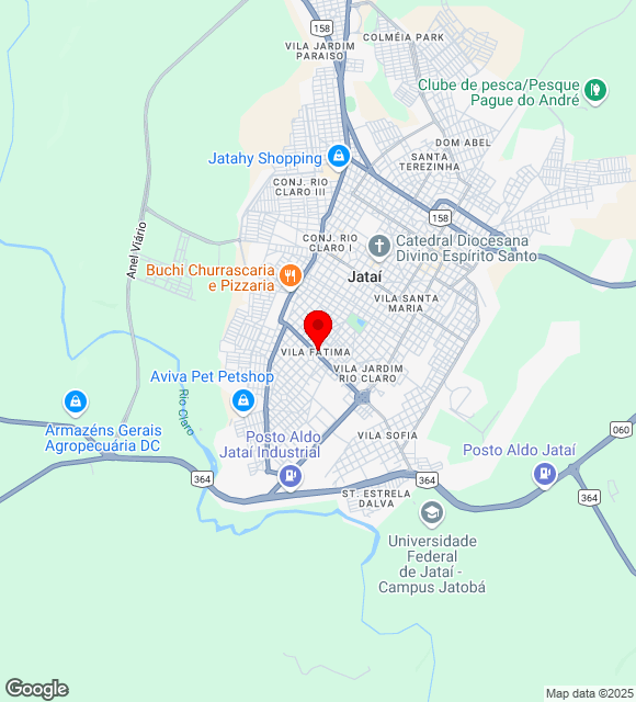 Mapa da localização