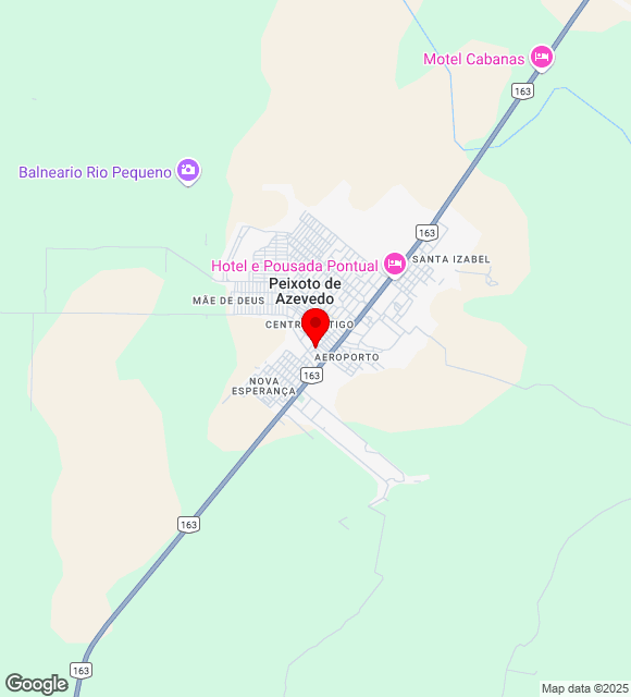 Mapa da localização