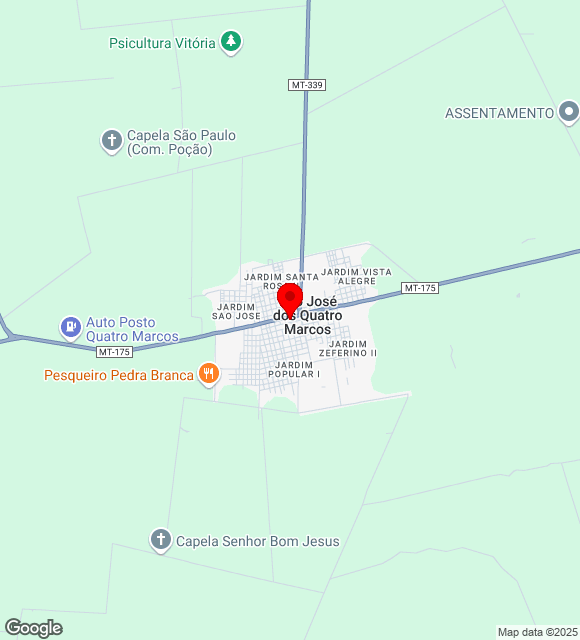 Mapa da localização