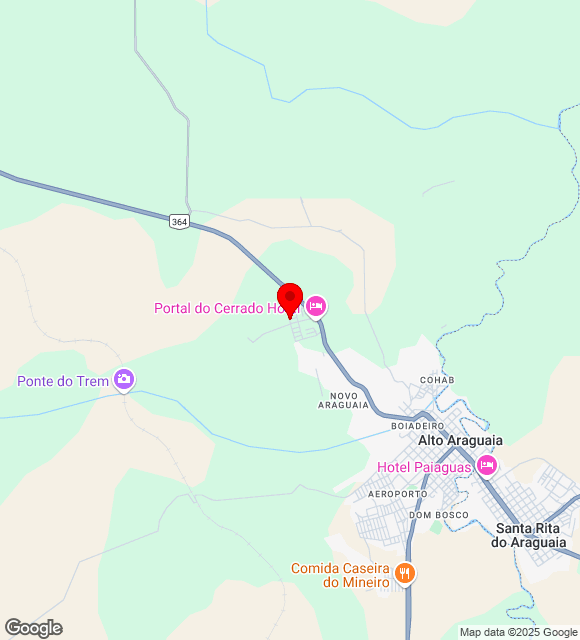 Mapa da localização