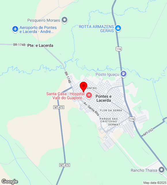 Mapa da localização