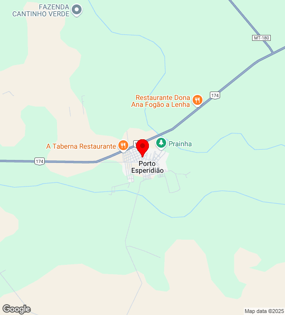 Mapa da localização