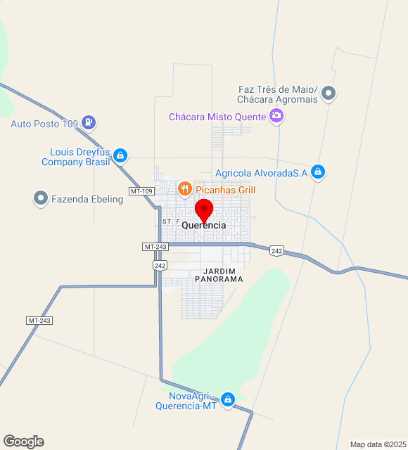 Mapa da localização