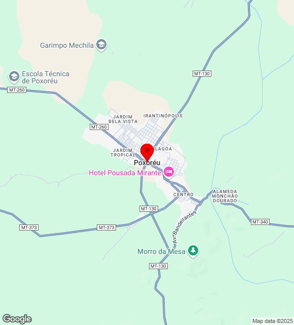 Mapa da localização