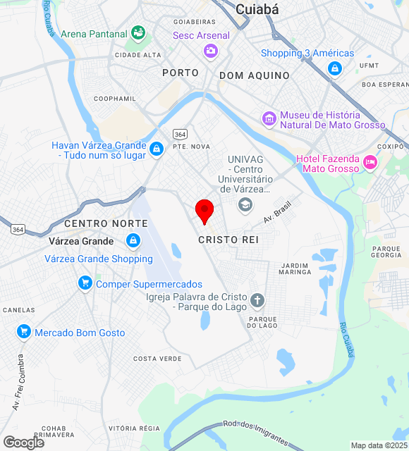 Mapa da localização
