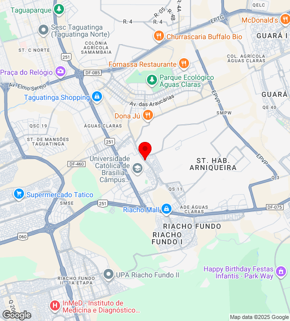 Mapa da localização