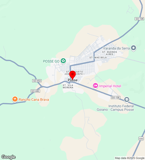 Mapa da localização
