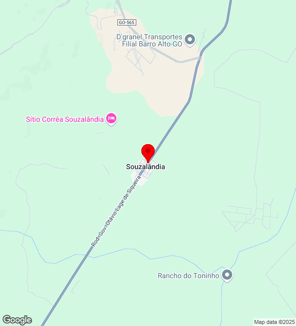 Mapa da localização