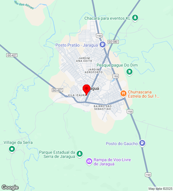 Mapa da localização