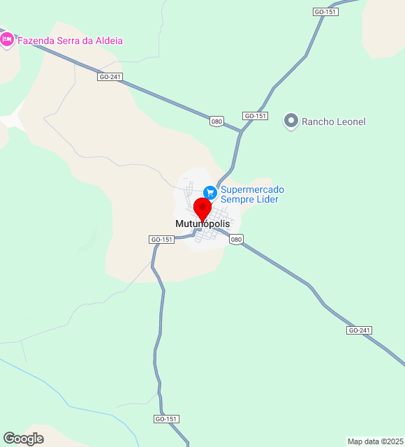 Mapa da localização