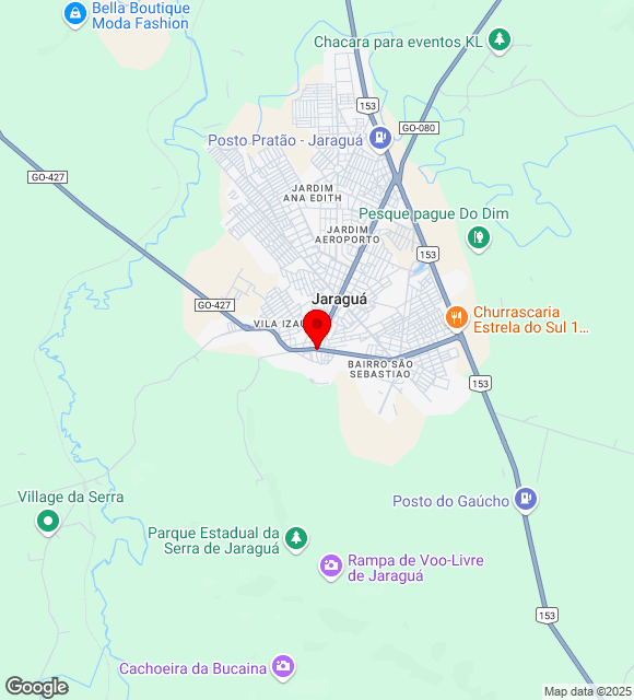 Mapa da localização