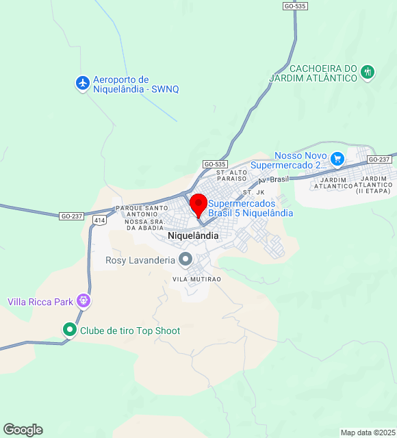 Mapa da localização