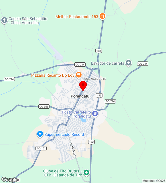Mapa da localização