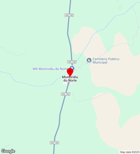 Mapa da localização