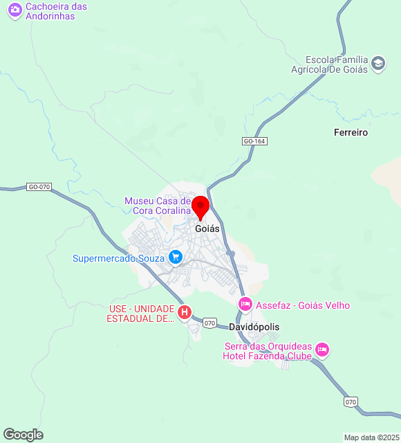 Mapa da localização