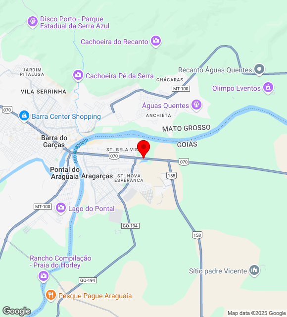 Mapa da localização