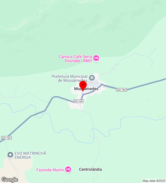 Mapa da localização