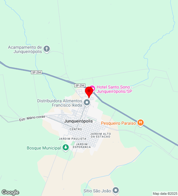 Mapa da localização