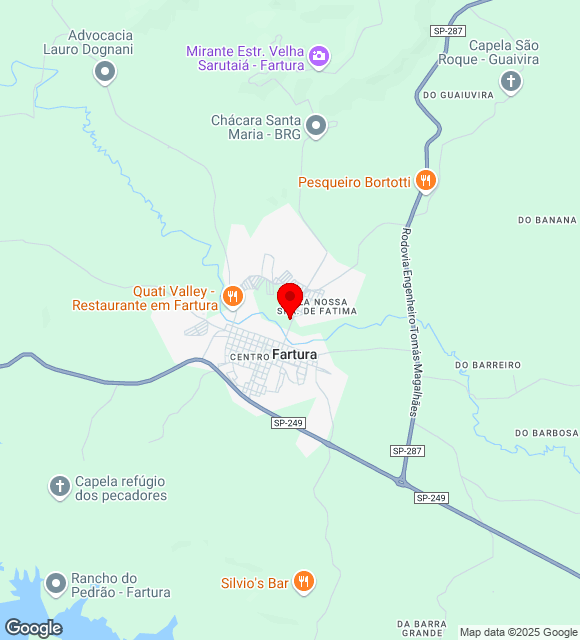 Mapa da localização