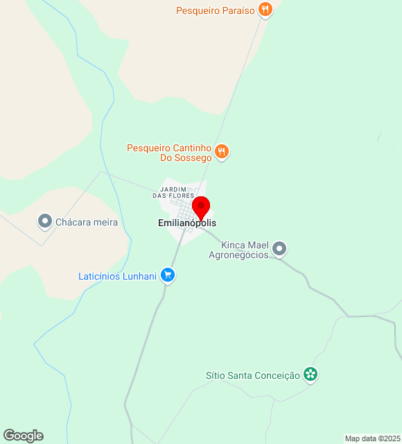 Mapa da localização