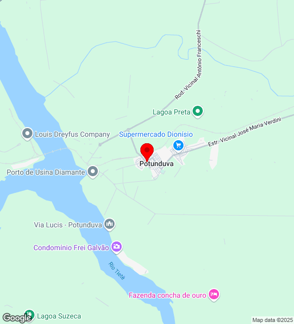 Mapa da localização