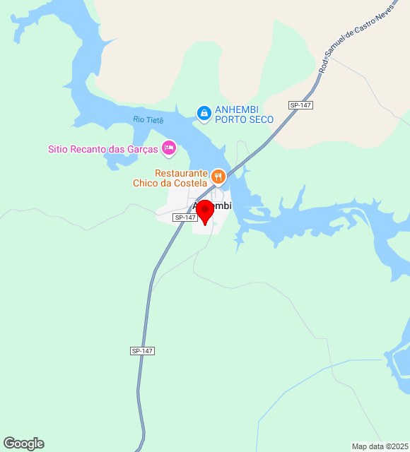 Mapa da localização