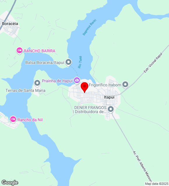 Mapa da localização