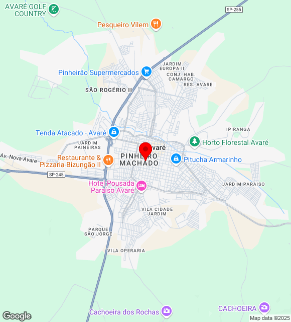 Mapa da localização
