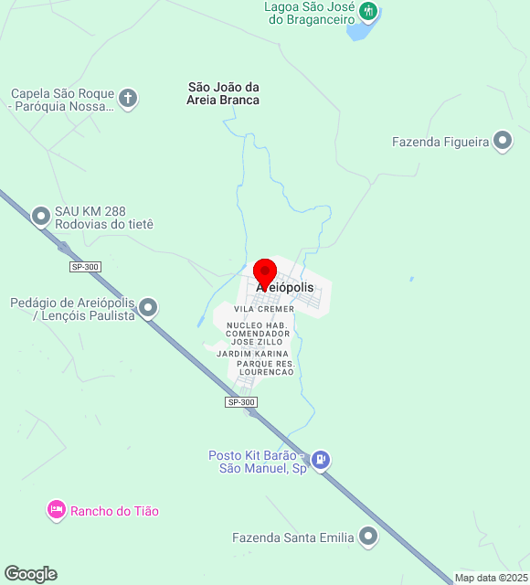 Mapa da localização