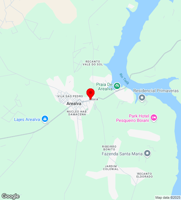 Mapa da localização