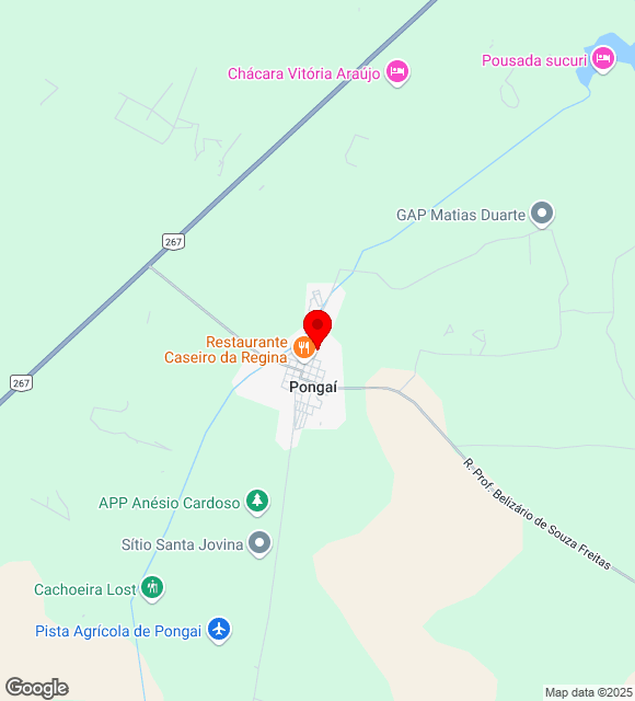 Mapa da localização
