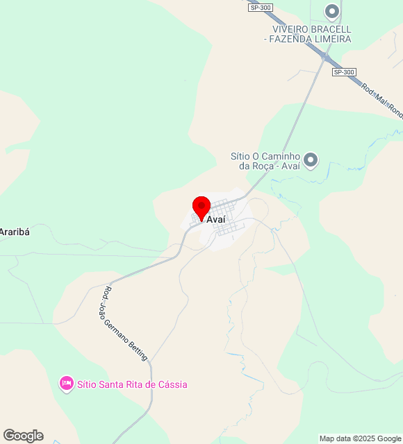 Mapa da localização