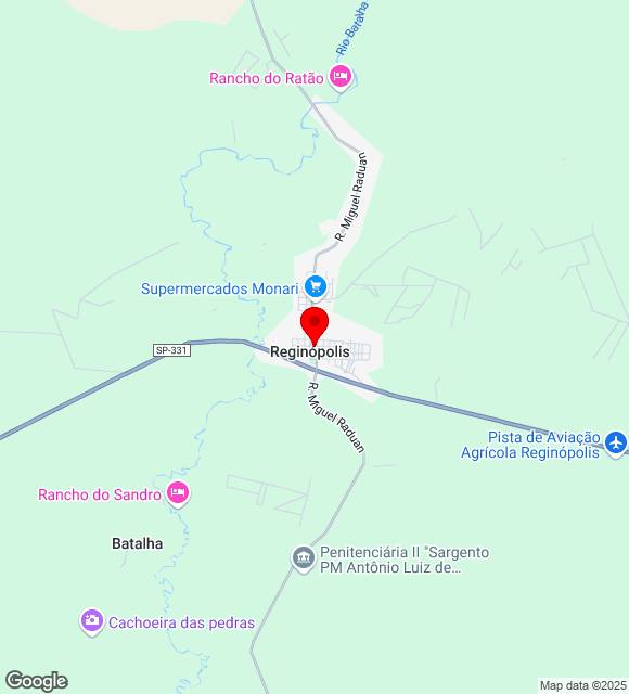 Mapa da localização