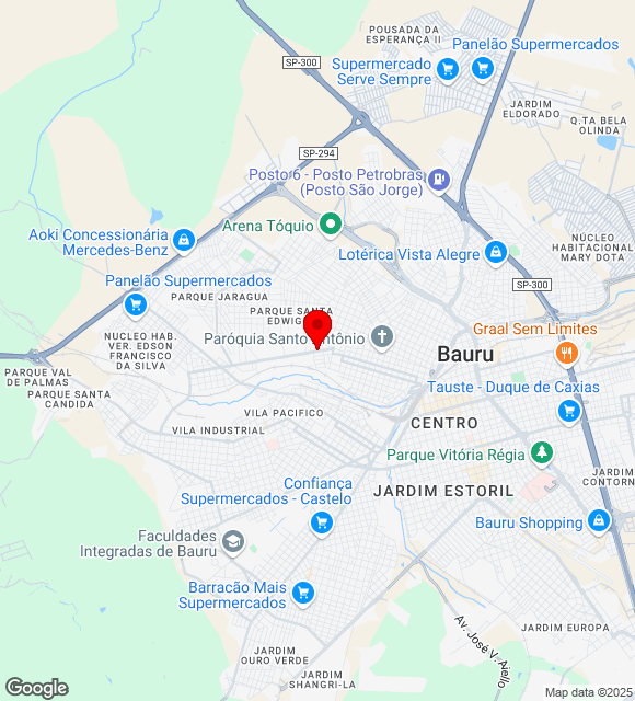 Mapa da localização