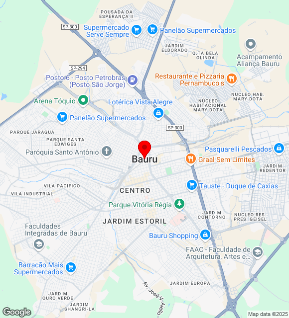 Mapa da localização