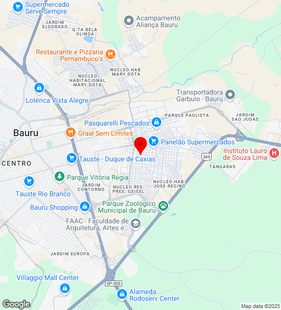 Mapa da localização