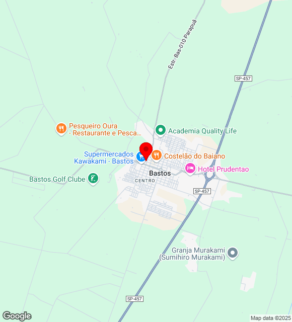 Mapa da localização